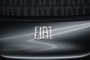 Fiat 500, la prima, Elektro, vollelektro, Neu, New, Elektrofahrzeug, Grau, Logo